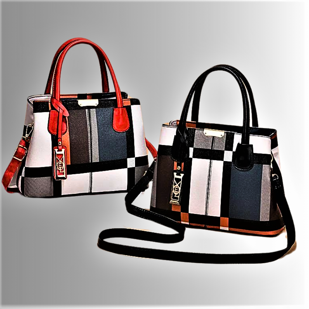 Bolso de moda de tela multicolor La originalidad se une a la modernidad