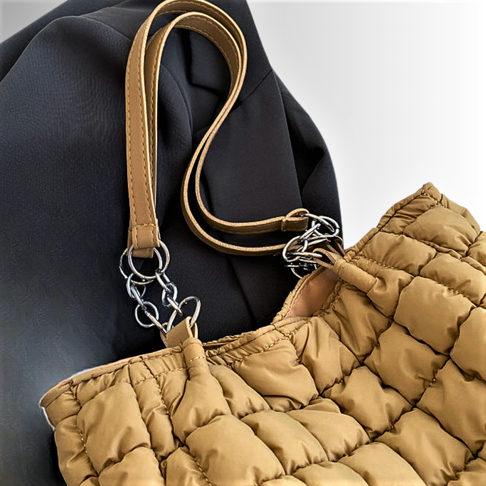 Bolso de nailon acolchado La elegancia se une a la cotidianidad