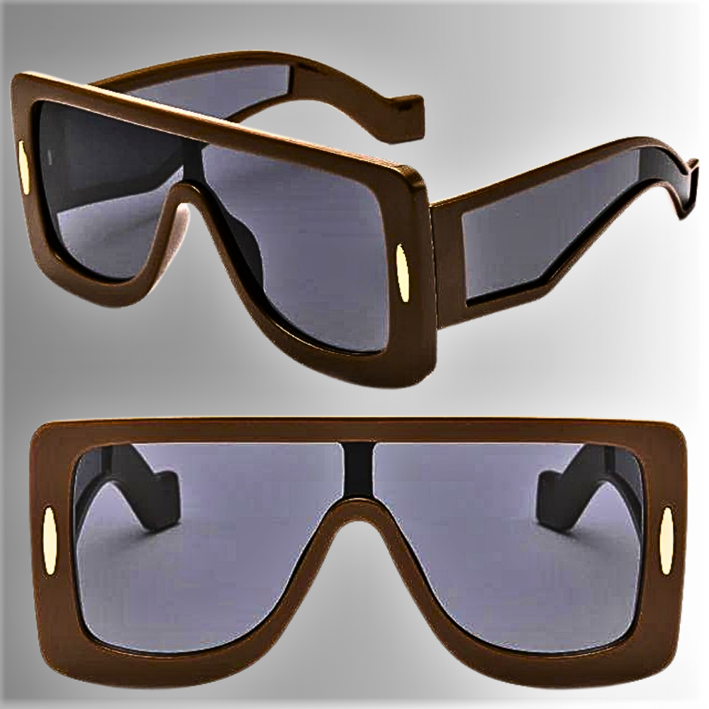 Gafas de sol "Avant-Garde" con montura de moda de gran tamaño