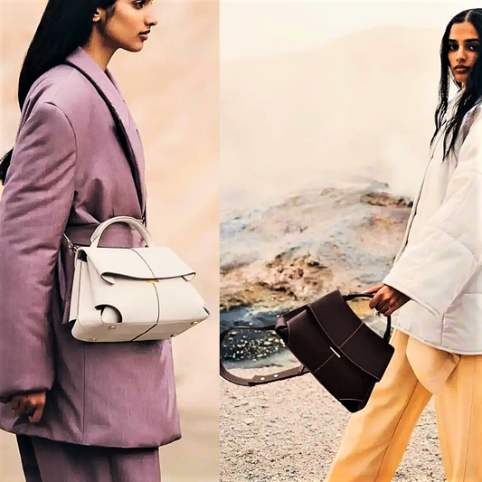 Borsa Design In Vera Pelle di Vitellino