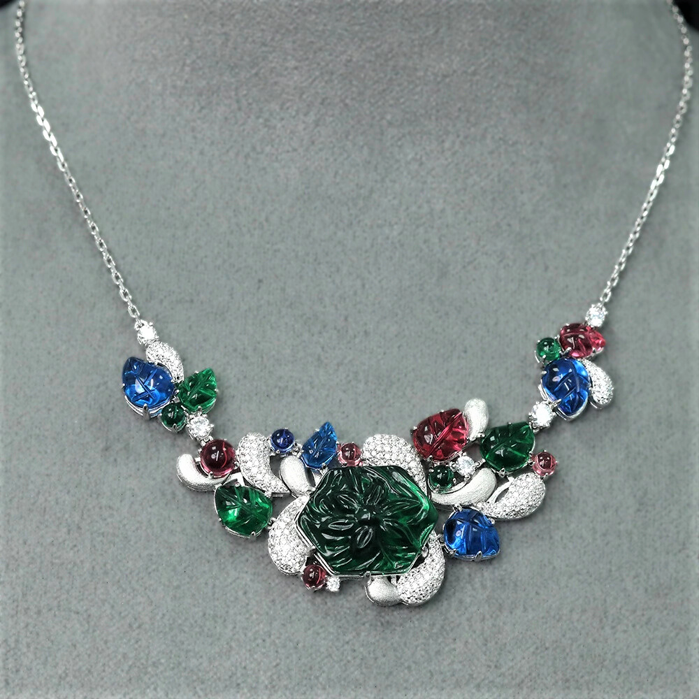 Collana "Tutti Frutti" con Gemme Lab Grown