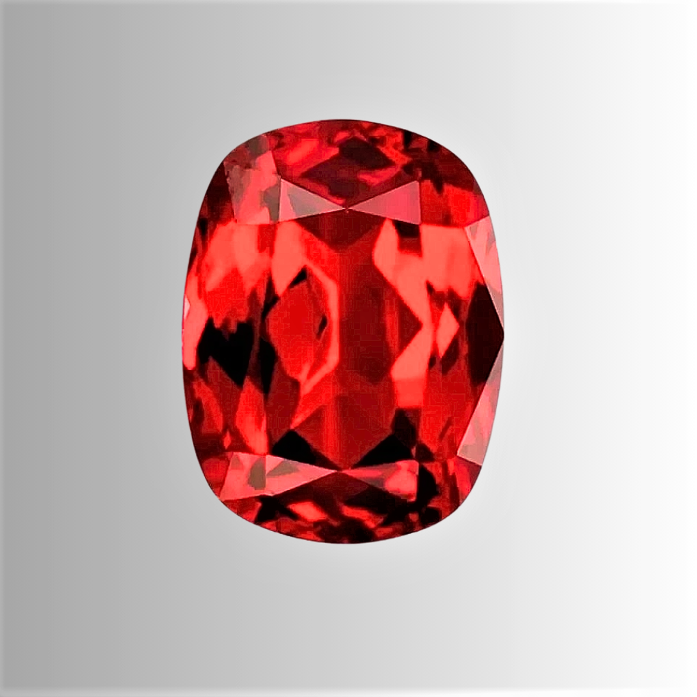 Rubino Lab Grown Taglio Cuscino Allungato