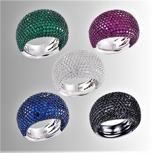 Mini Collezione di Fascioni con Zirconi di Altissima Qualità