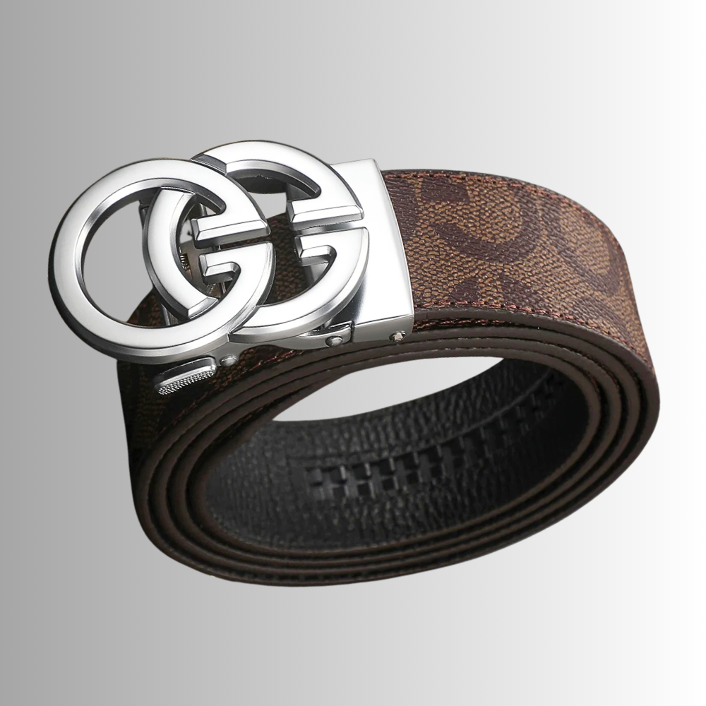 Cintura Unisex in Stile Gucci in Pelle di Vitellino