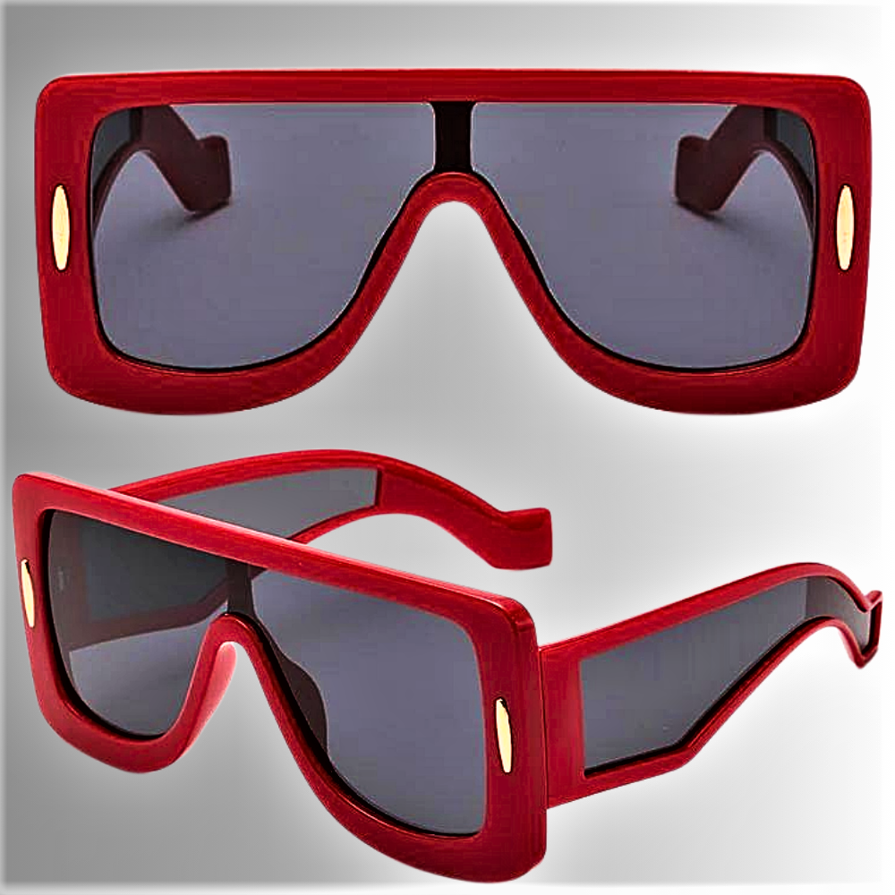 Gafas de sol "Avant-Garde" con montura de moda de gran tamaño