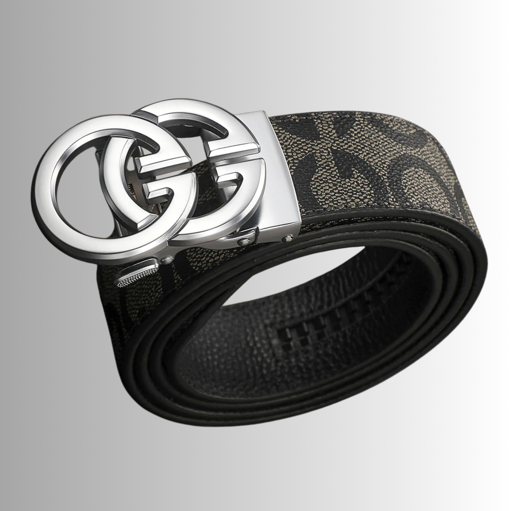 Cintura Unisex in Stile Gucci in Pelle di Vitellino