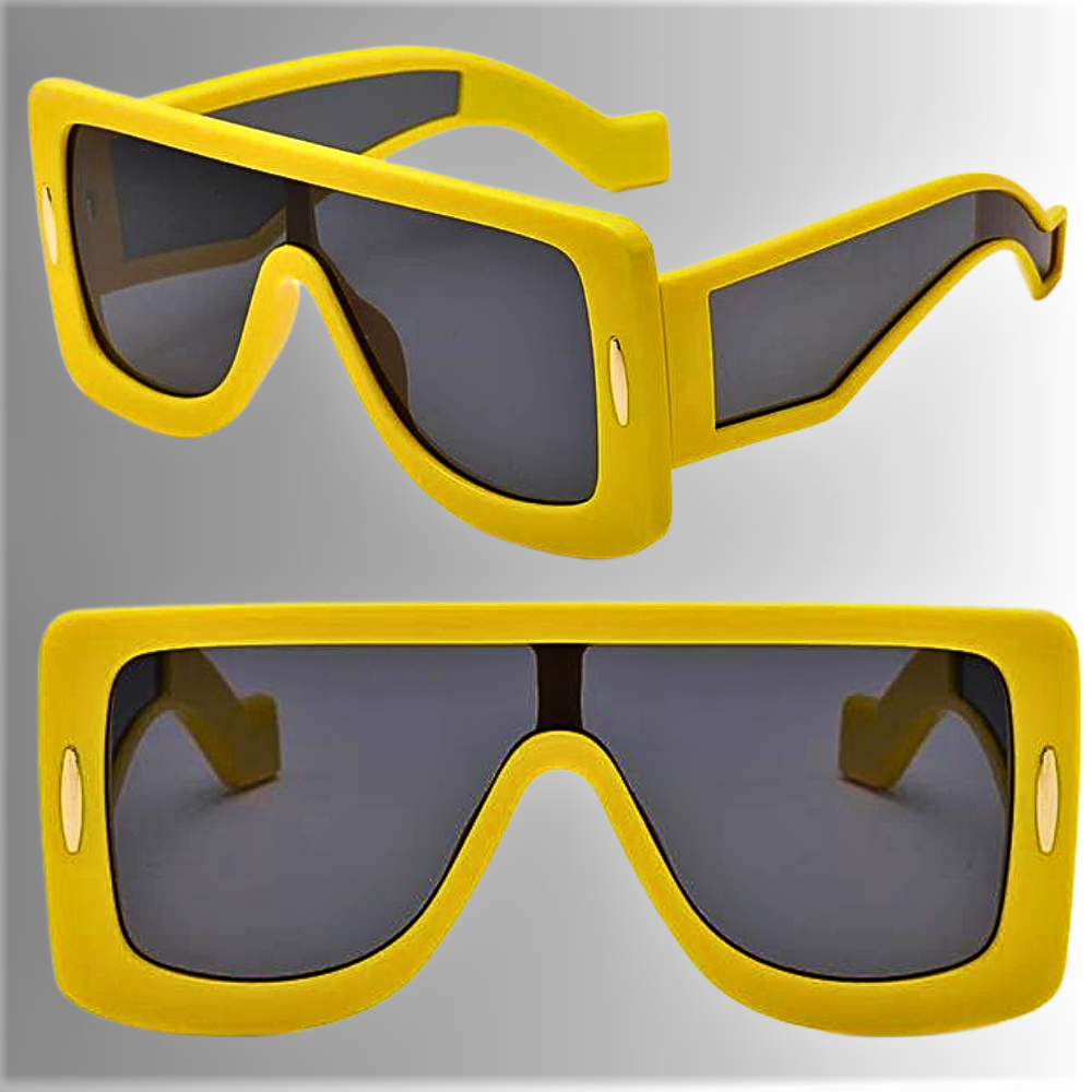 Gafas de sol "Avant-Garde" con montura de moda de gran tamaño
