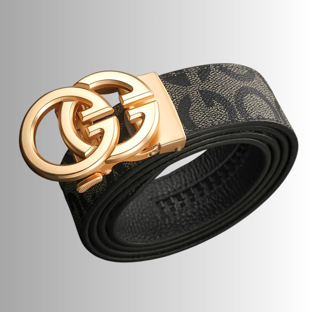 Cintura Unisex in Stile Gucci in Pelle di Vitellino