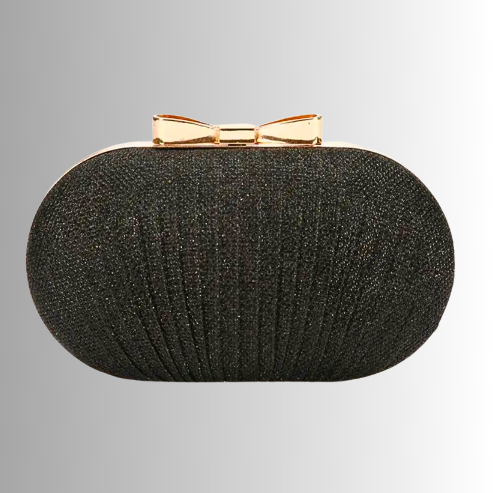 Clutch a Ovetto con Chiusura a Fiocco
