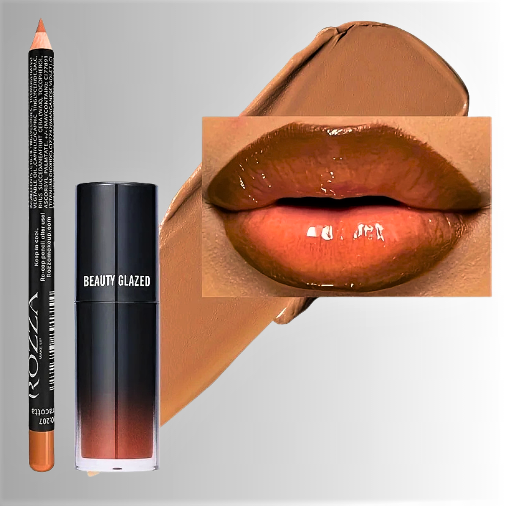 Set di Lip Liner e Gloss con Squalane Vegetale
