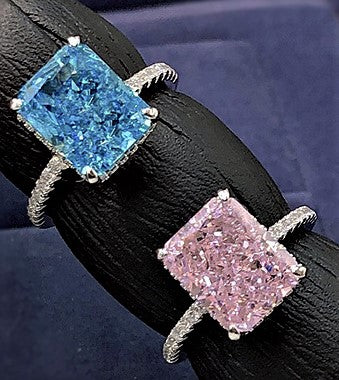 Solitario "Radiant Splendor" con diamante sintético