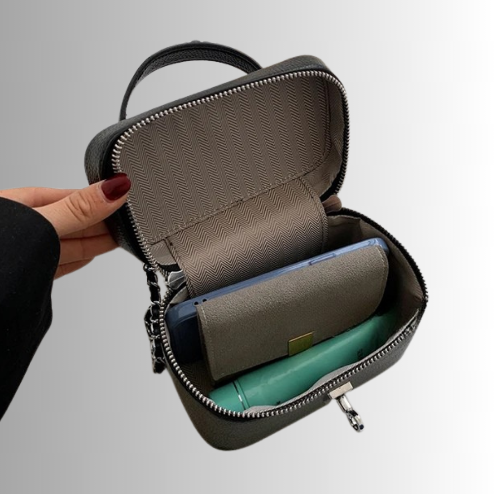 Mini Borsa a Bauletto in Similpelle