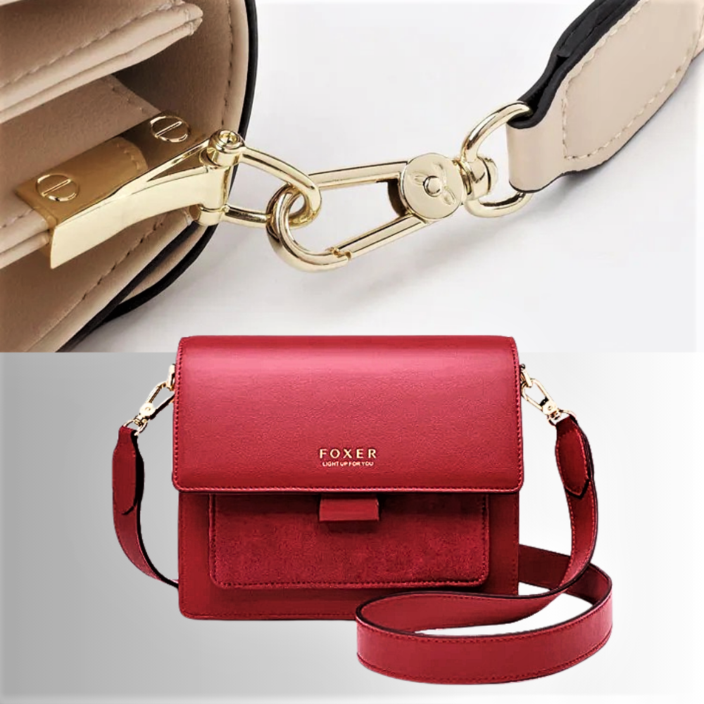 Mini Bag a Soffietto in Pelle di Vitellino