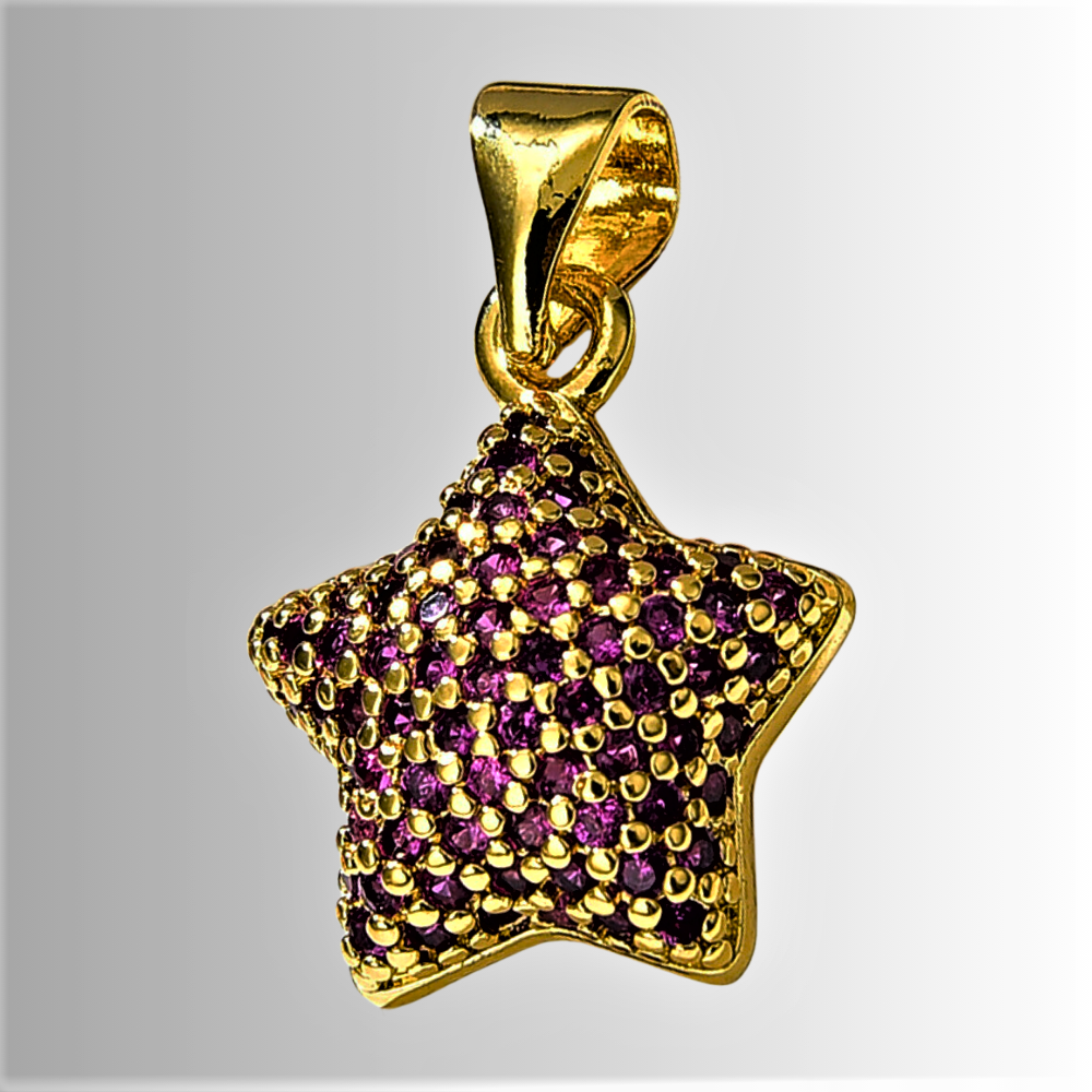 Colgante "Estrella Brillante" - Una Nota de Color de la Colección Elegance