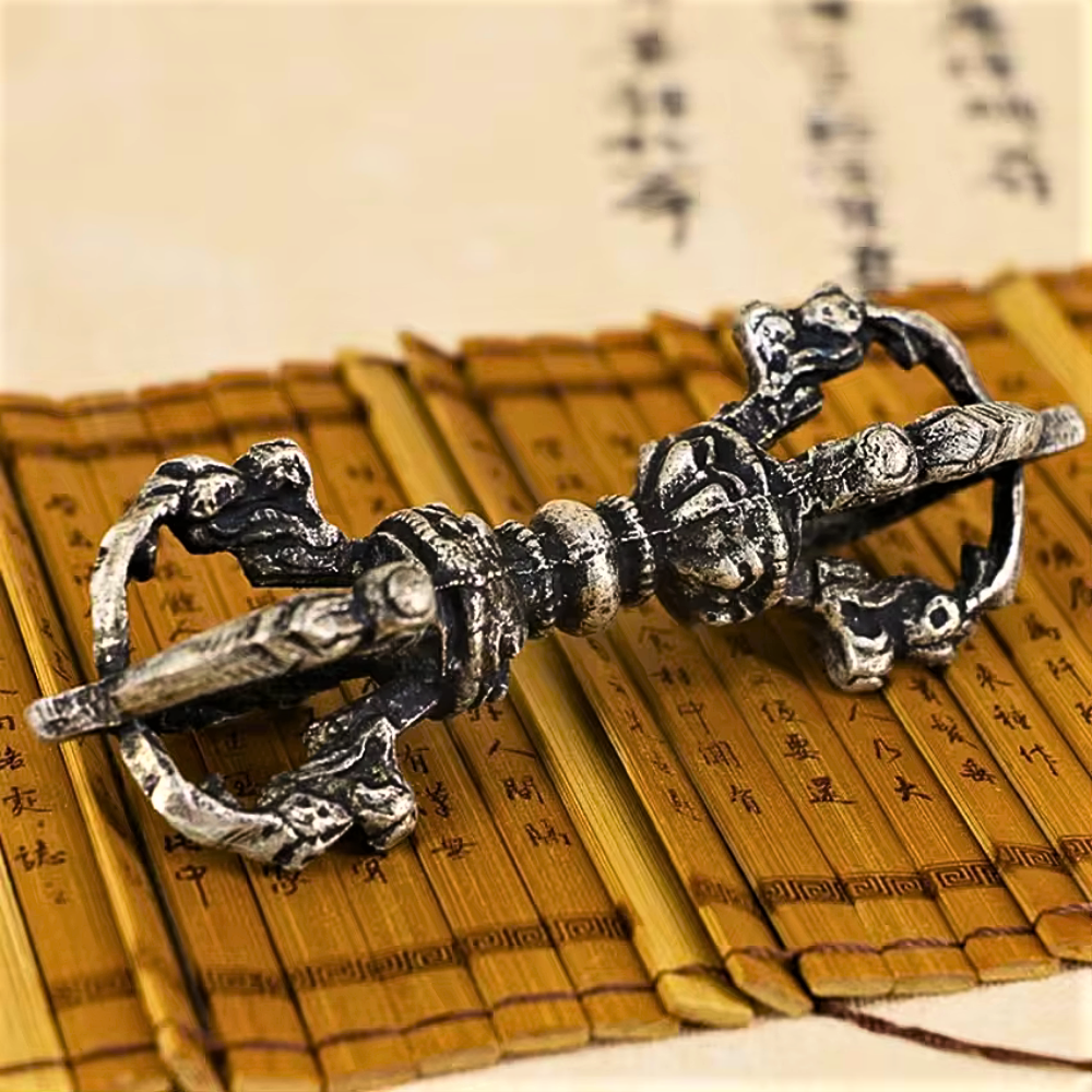 Campana de meditación budista tibetana y juego de dorje: encuentre la armonía interior