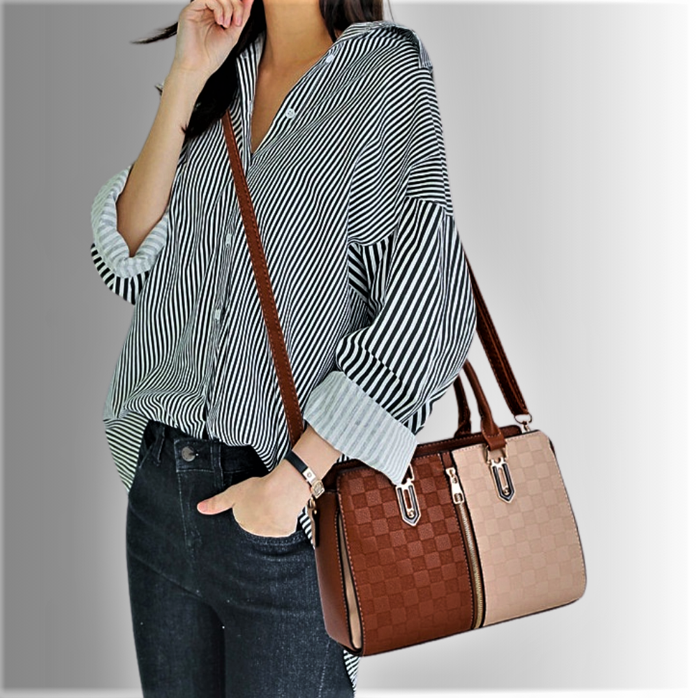 Bolso elegante de dos tonos