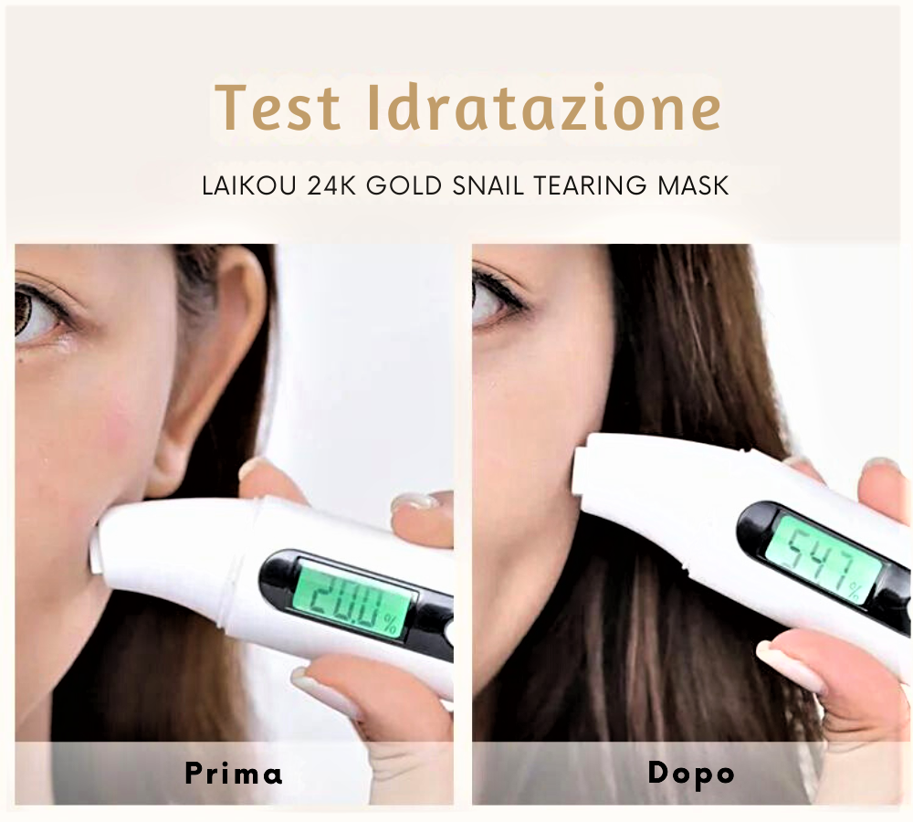 Mascarilla de belleza con colágeno, oro de 24 quilates, baba de caracol y raíz de ginseng