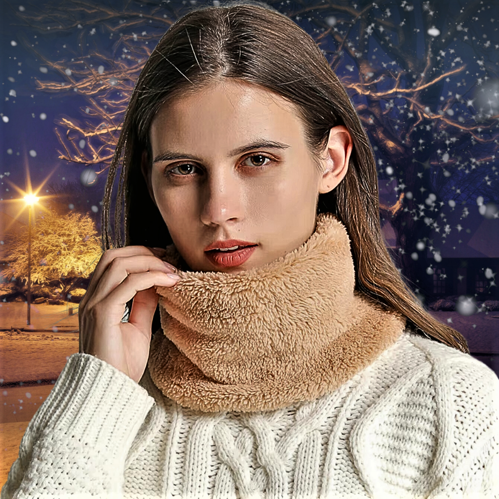 Calentador de cuello de piel de vellón: comodidad y calidez para los fríos inviernos