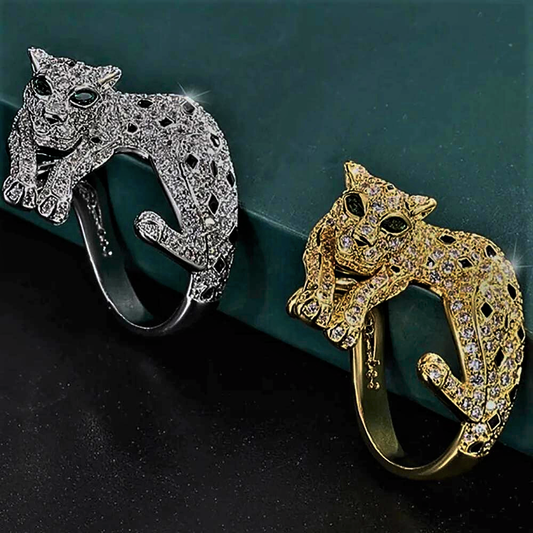 Anello "Pantera": Un Ruggito di Eleganza