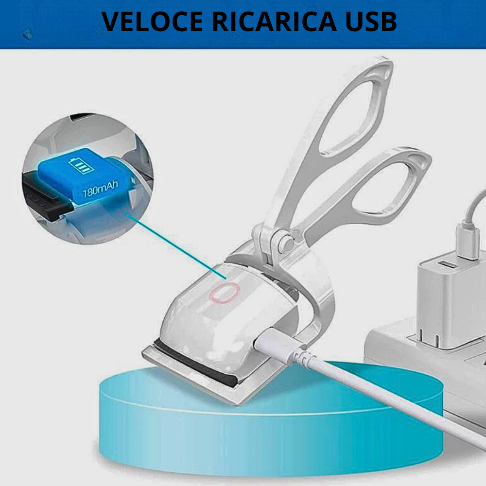 Rizador de pestañas eléctrico: realza tu encanto