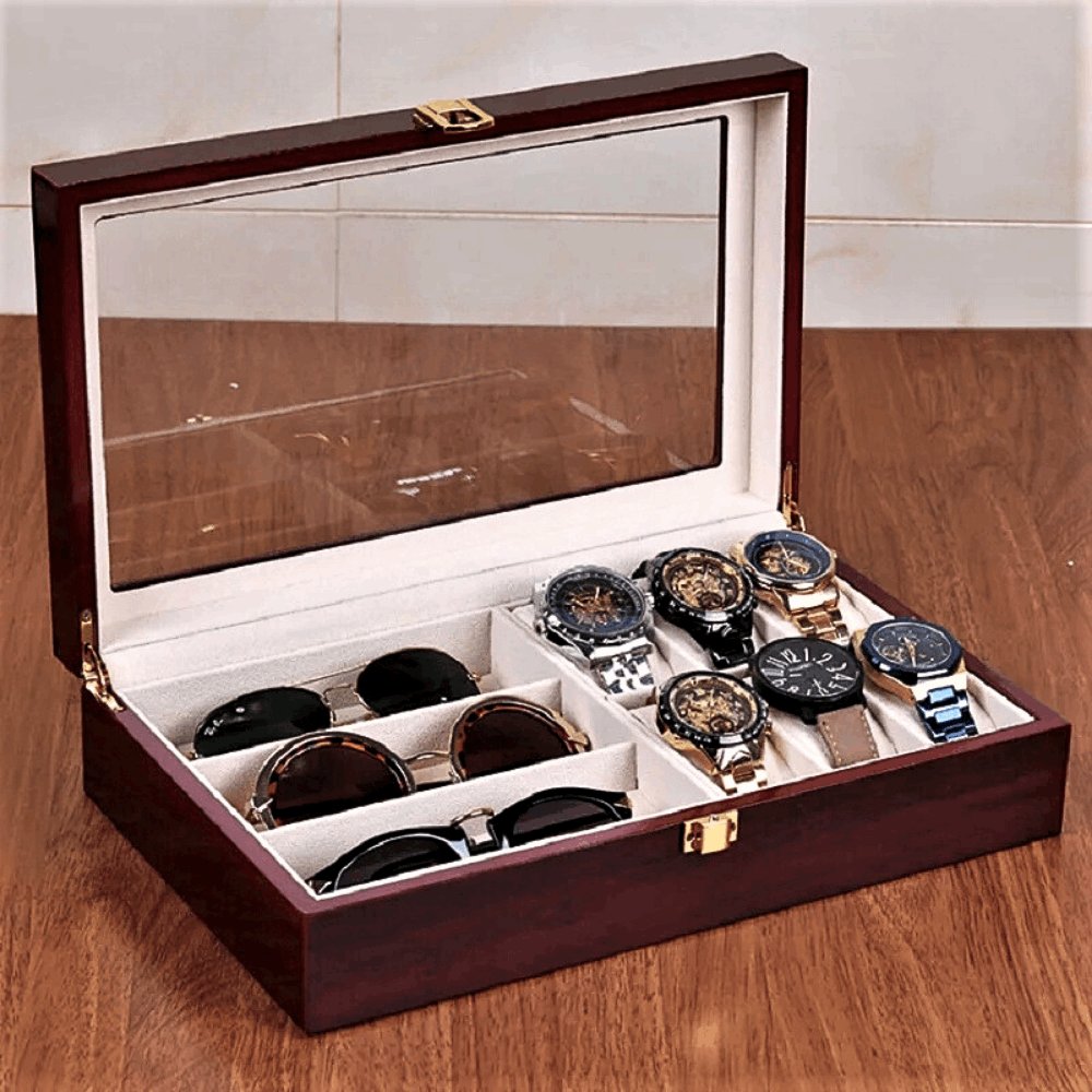 Organiser Porta Orologi, Gioielleria o Occhiali: Eleganza e Versatilità per i Tuoi Tesori