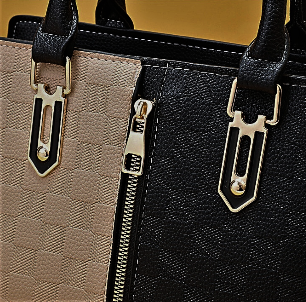 Bolso elegante de dos tonos