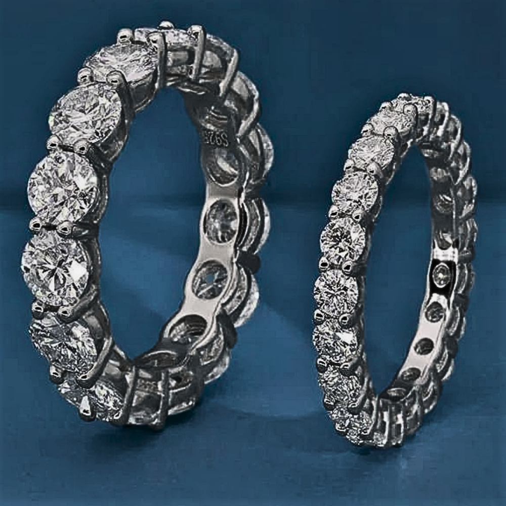 Anillo de eternidad con moissanitas certificadas: un accesorio imprescindible para la mujer con clase