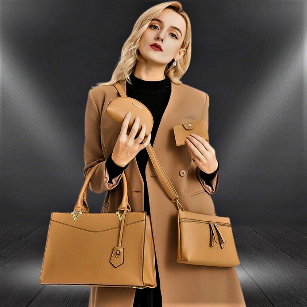 Conjunto de bolsos de moda: ¡elegancia discreta y funcionalidad esencial!