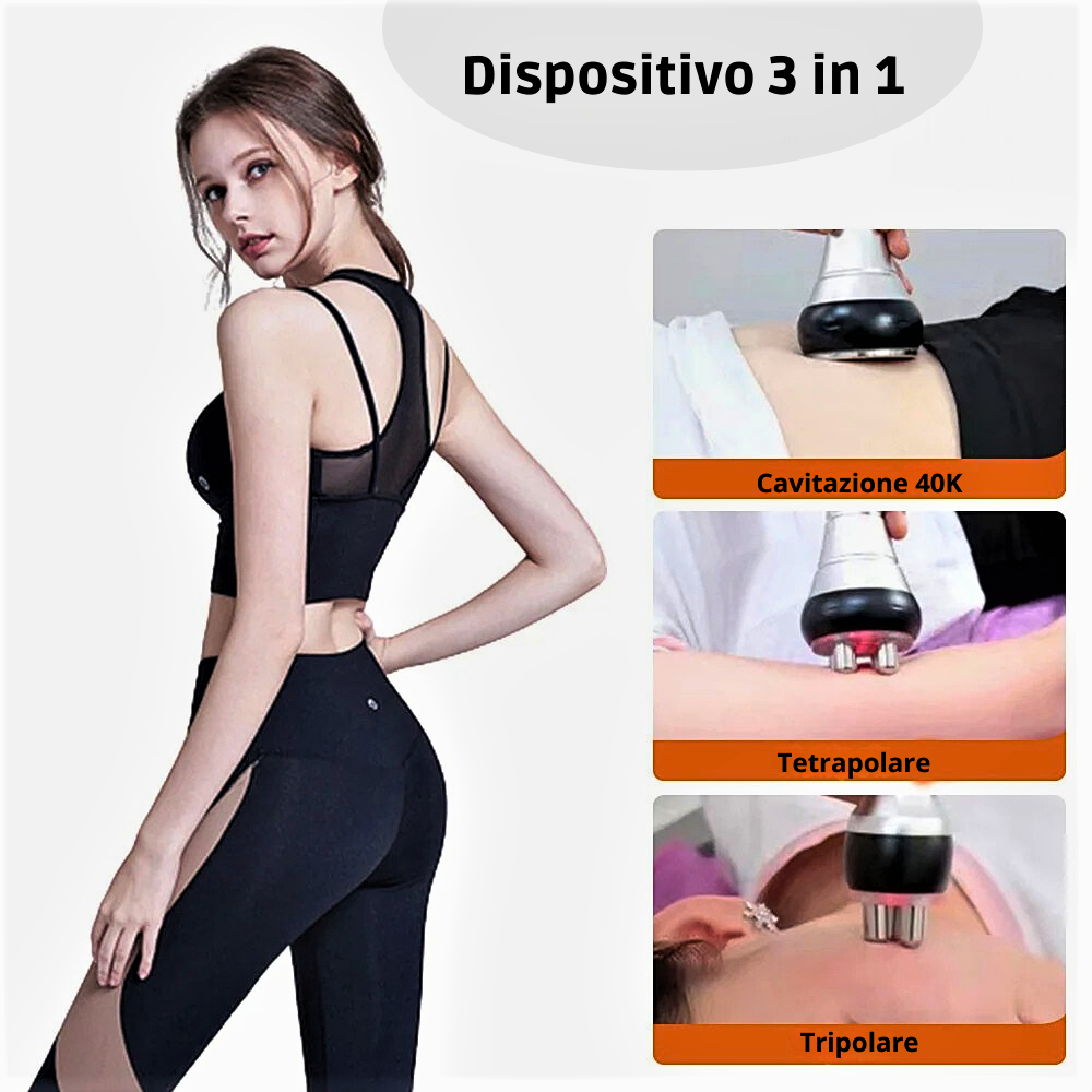 Dispositivo Professionale di Cavitazione 3 in 1