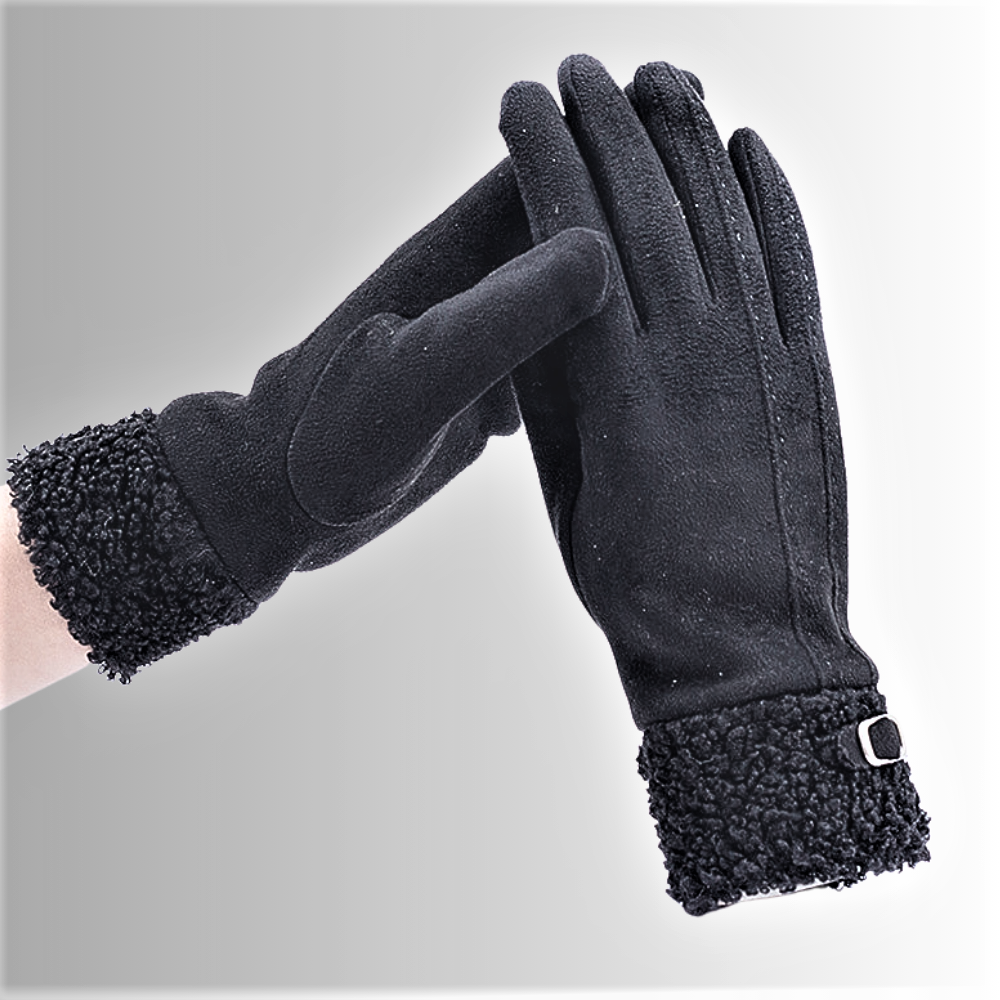 Guantes de terciopelo de ante: calidez y elegancia para el invierno