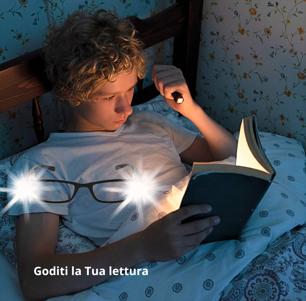 Gafas de lectura LED Leer de noche nunca ha sido tan fácil