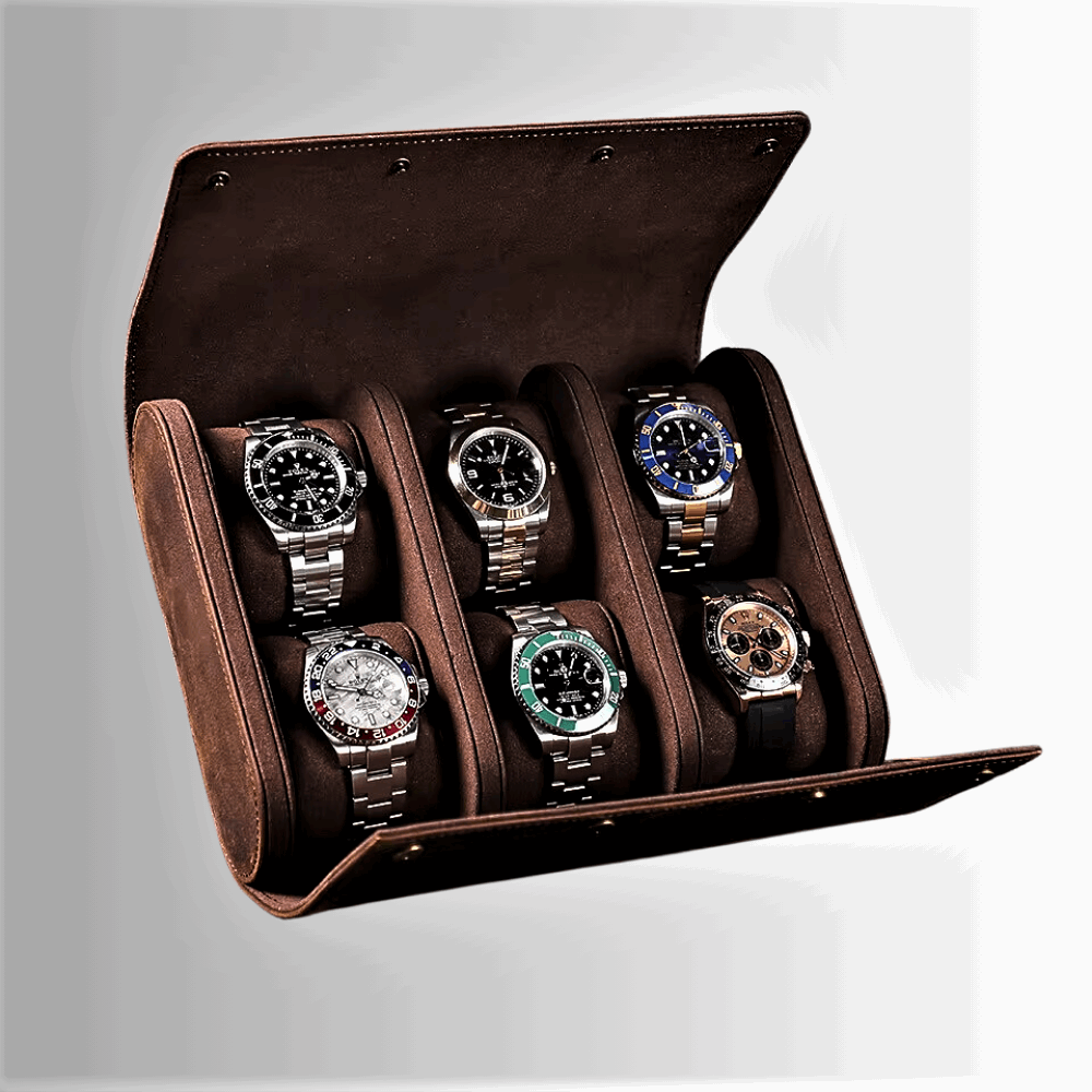 Organizer per Orologi: Eleganza Artigianale e Lusso Intramontabile in Vera Pelle