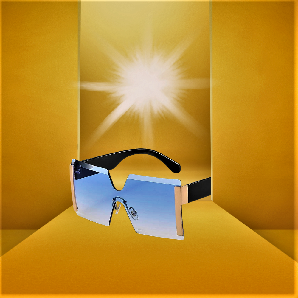 Gafas de sol cuadradas de gran tamaño, elegancia y diseño