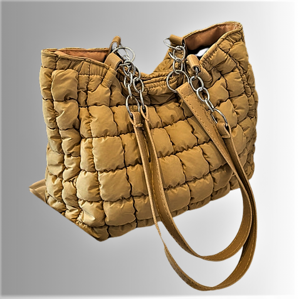 Bolso de nailon acolchado La elegancia se une a la cotidianidad