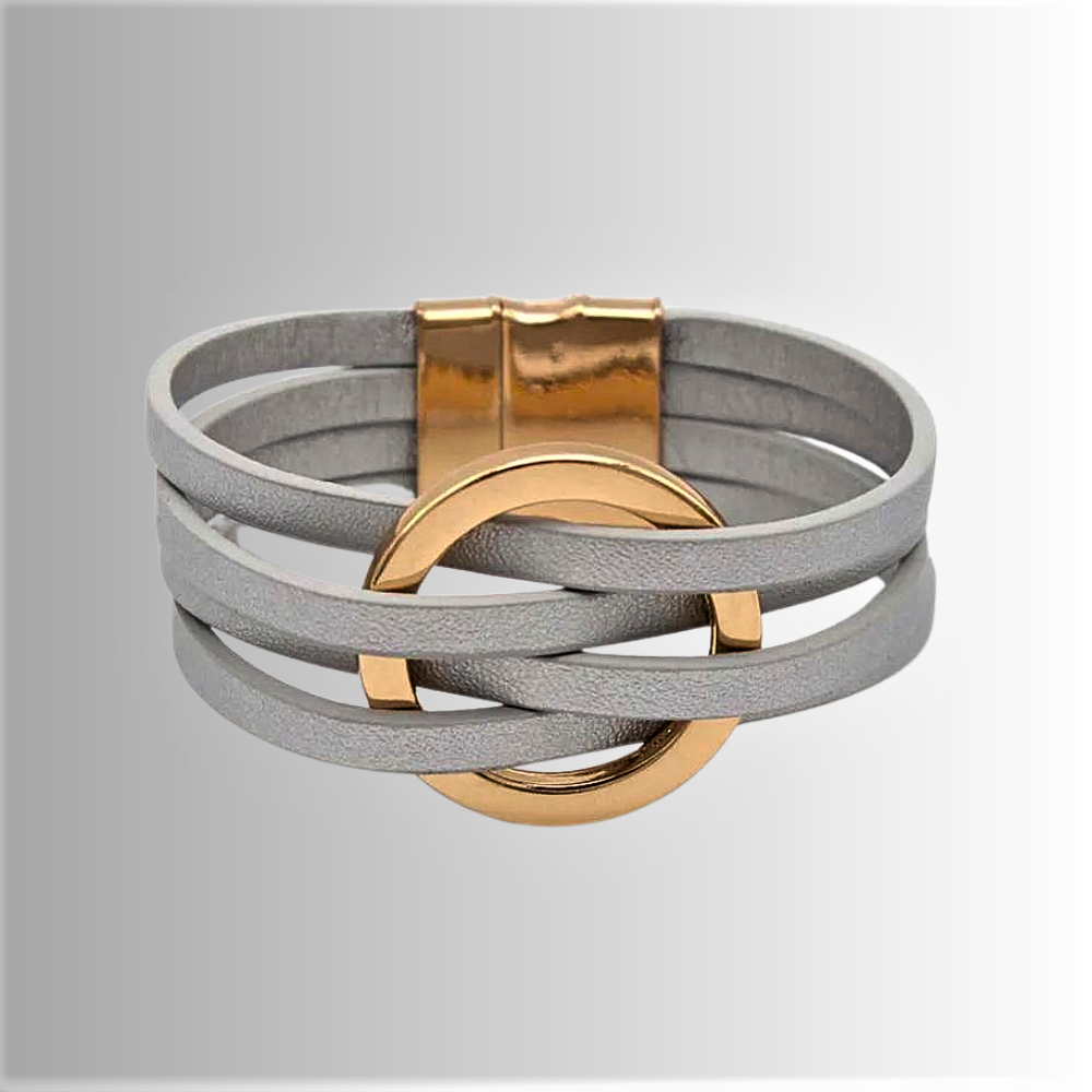 Pulsera de piel de vaca auténtica Modernidad y sostenibilidad se unen