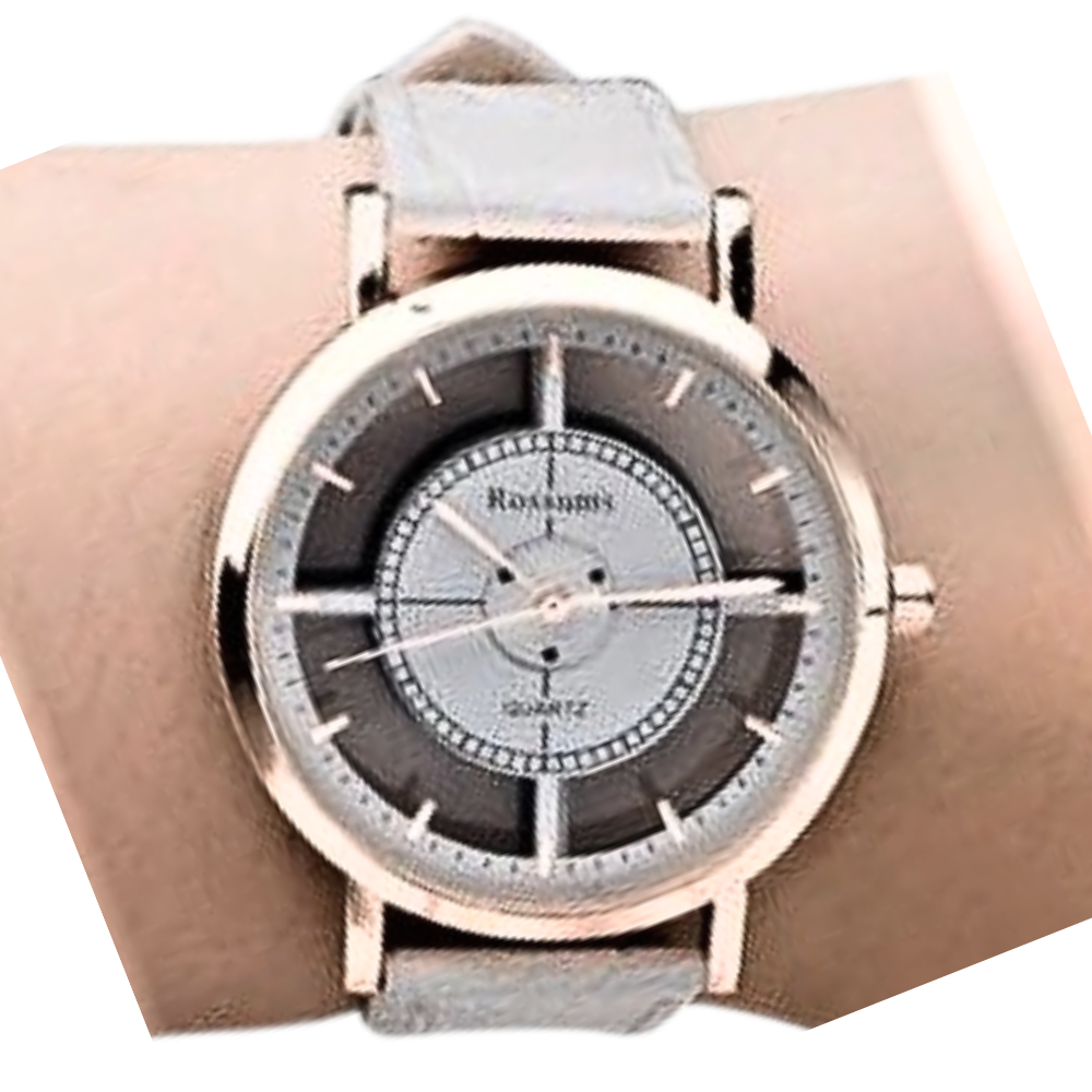 Reloj de cuarzo transparente "Charme Vintage"