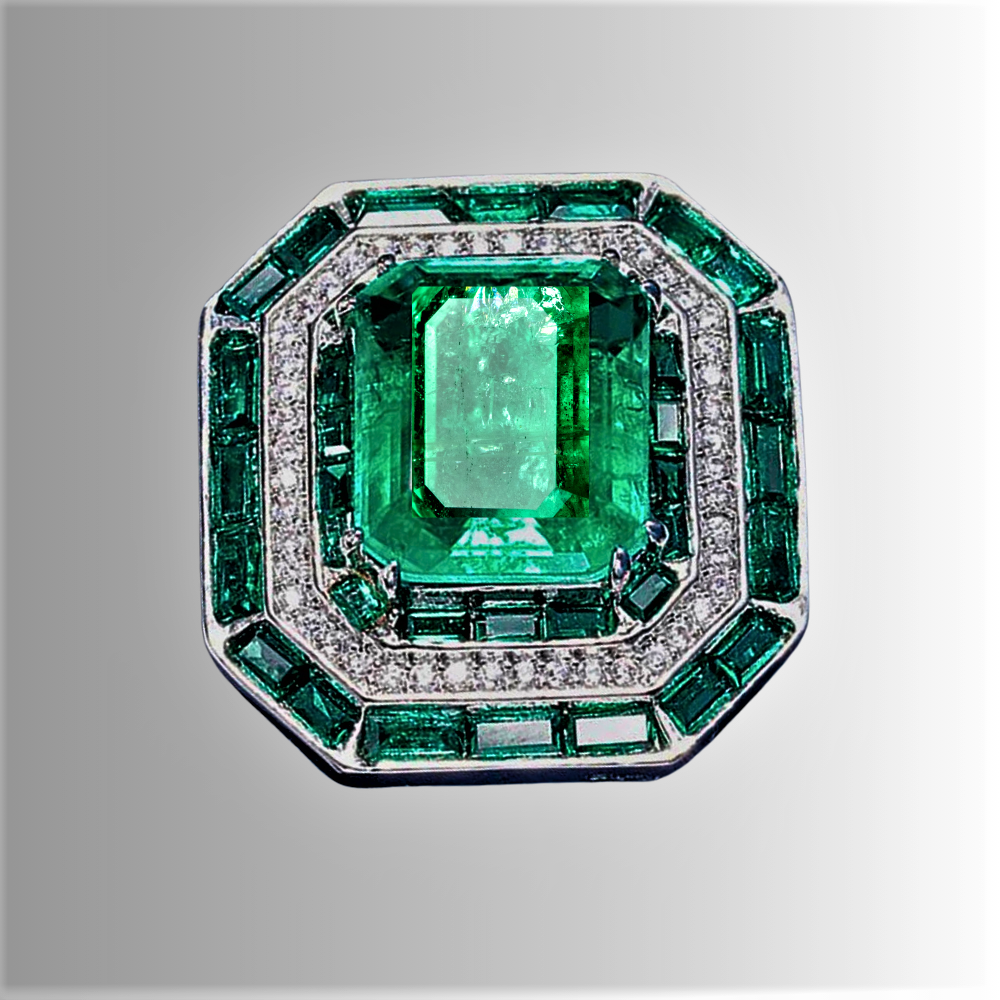 Anillo "Brilliant Fantasy" Diseño Clásico Evergreen