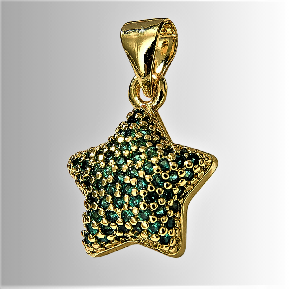 Colgante "Estrella Brillante" - Una Nota de Color de la Colección Elegance