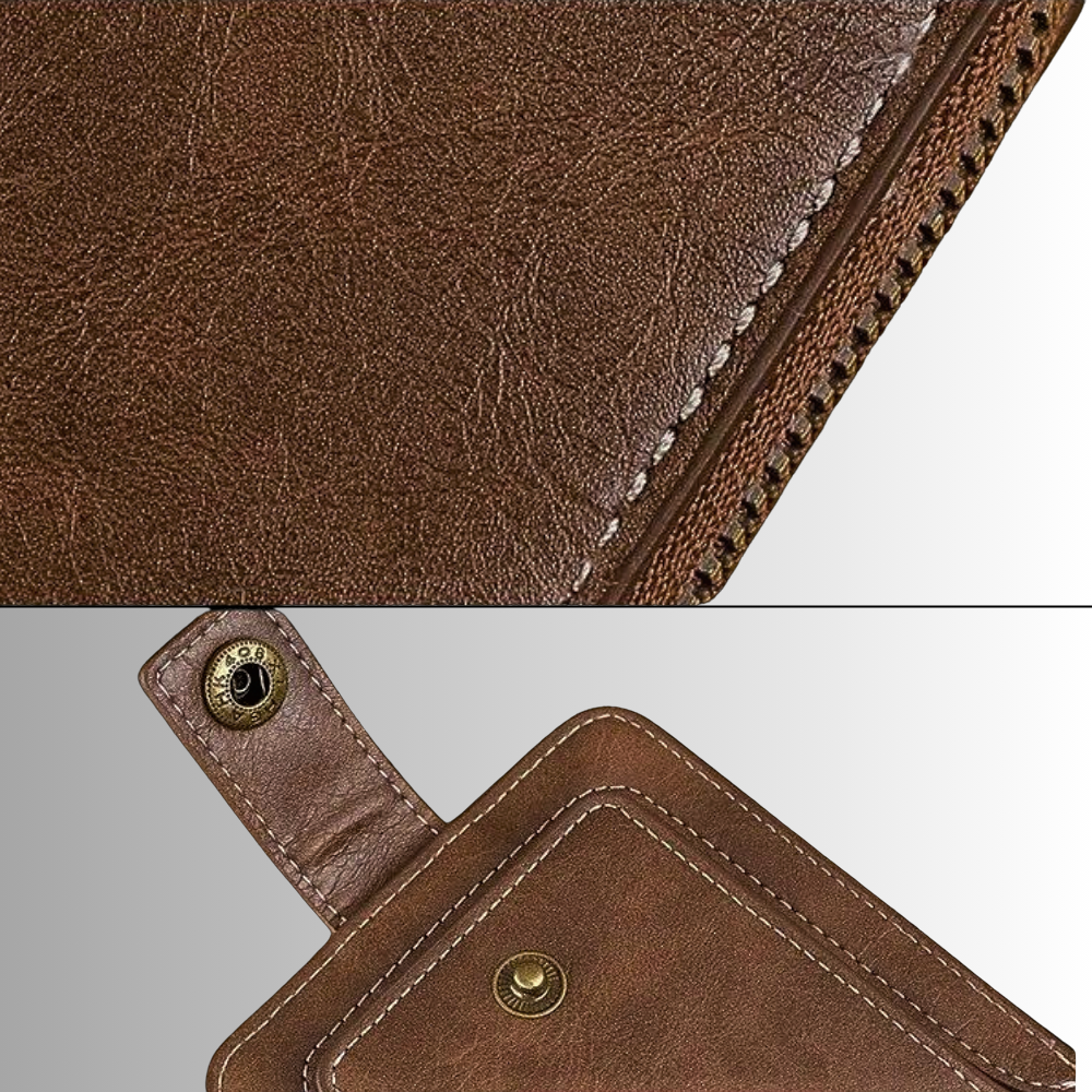 Mini Wallet with Zip Closure