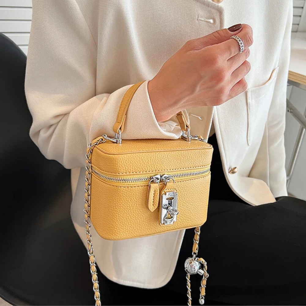 Mini Borsa a Bauletto in Similpelle