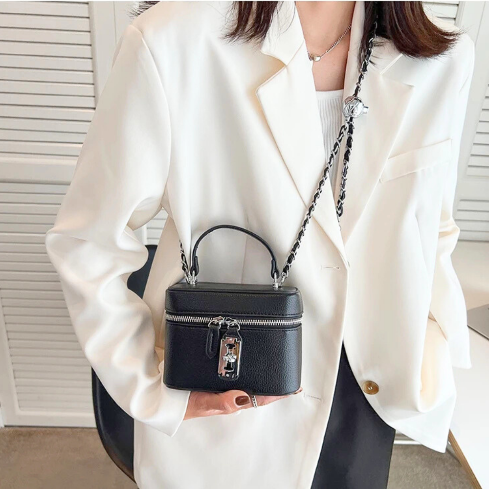 Mini Borsa a Bauletto in Similpelle
