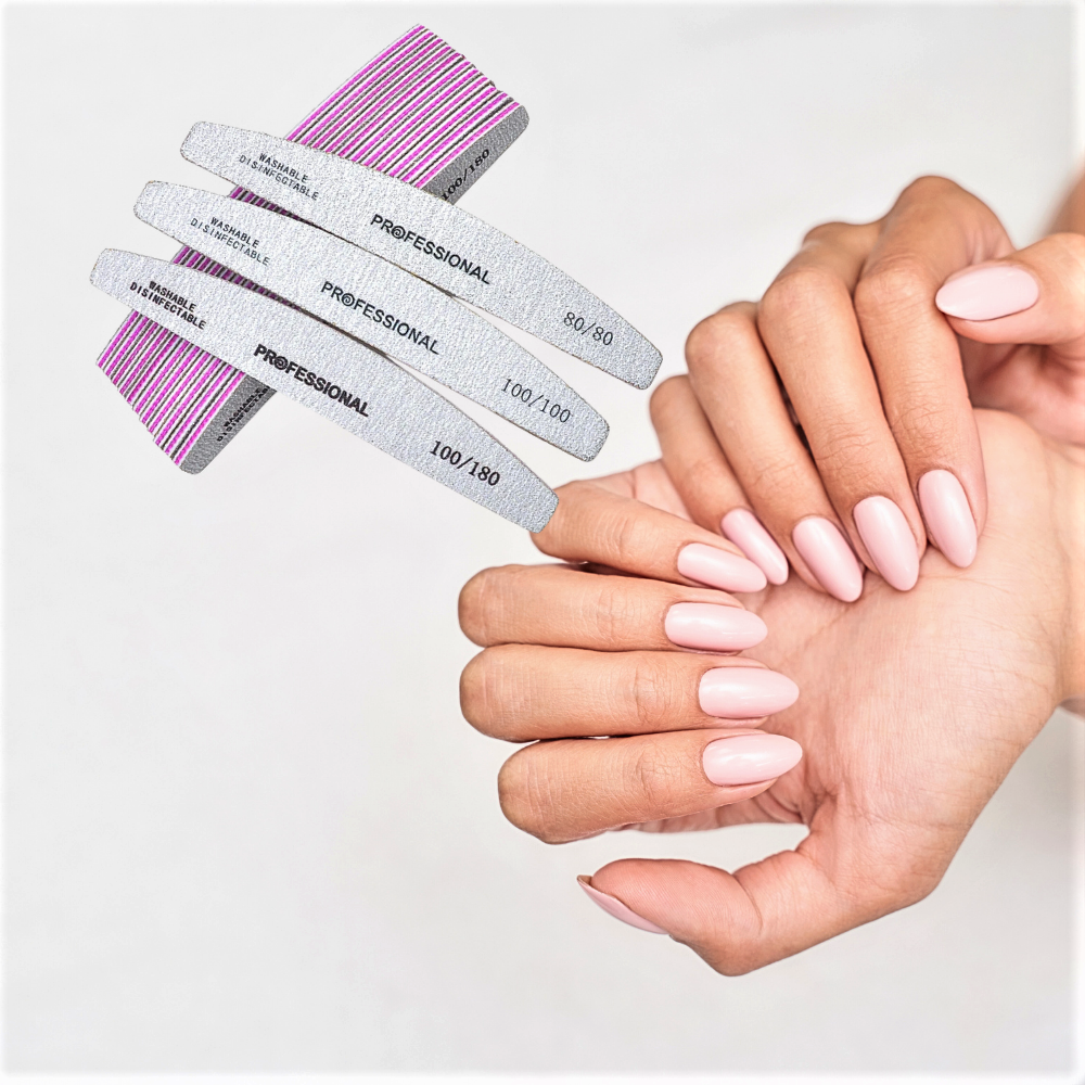 Set di 10 Limette per Manicure e Pedicure