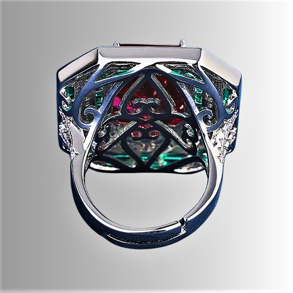 Anillo "Brilliant Fantasy" Diseño Clásico Evergreen