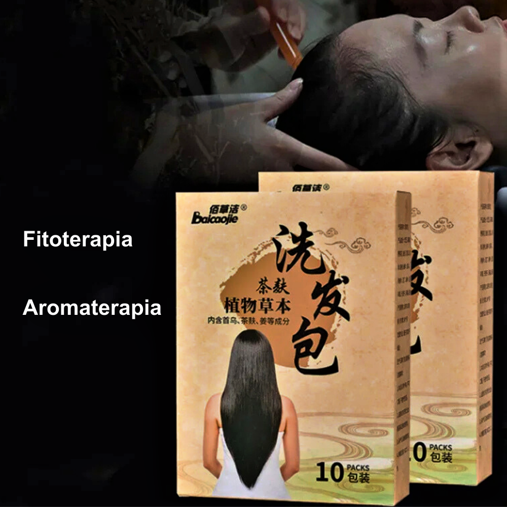 Preparado Fitoterapéutico 100% ORGÁNICO 3 en 1: Esencias de Masaje Aromaterapéuticas y Champú Capilar