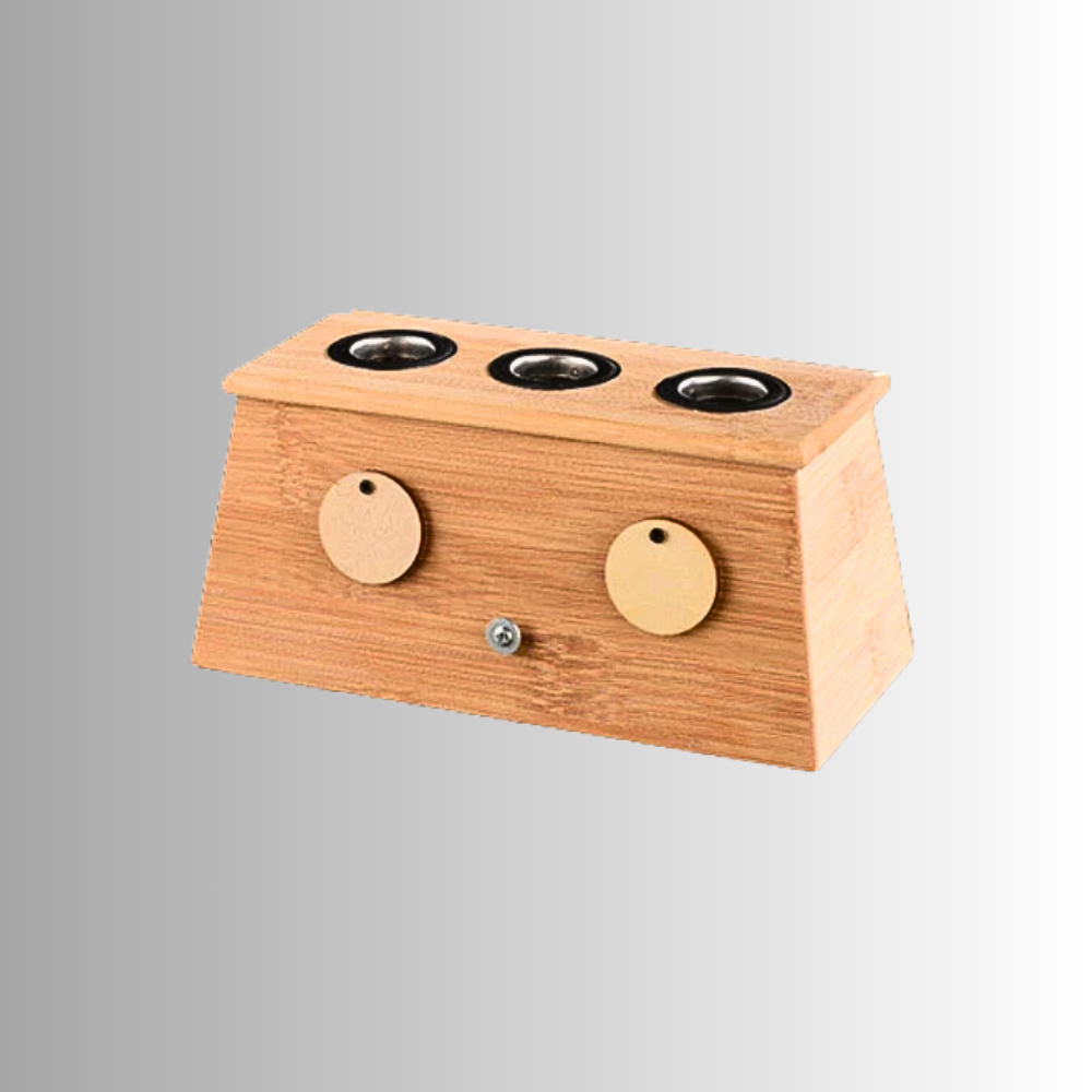 Brasero de moxibustión de madera de bambú: tratamiento natural y seguro para la salud