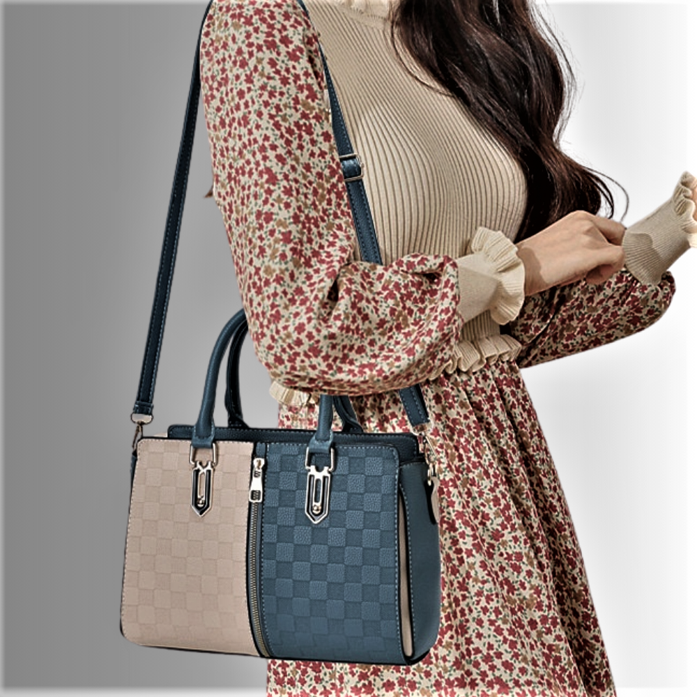 Bolso elegante de dos tonos