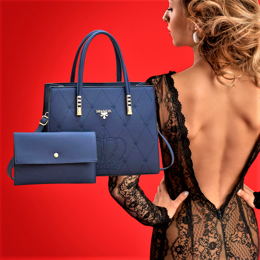 Conjunto Bolso con Monedero Sencillez y Refinamiento