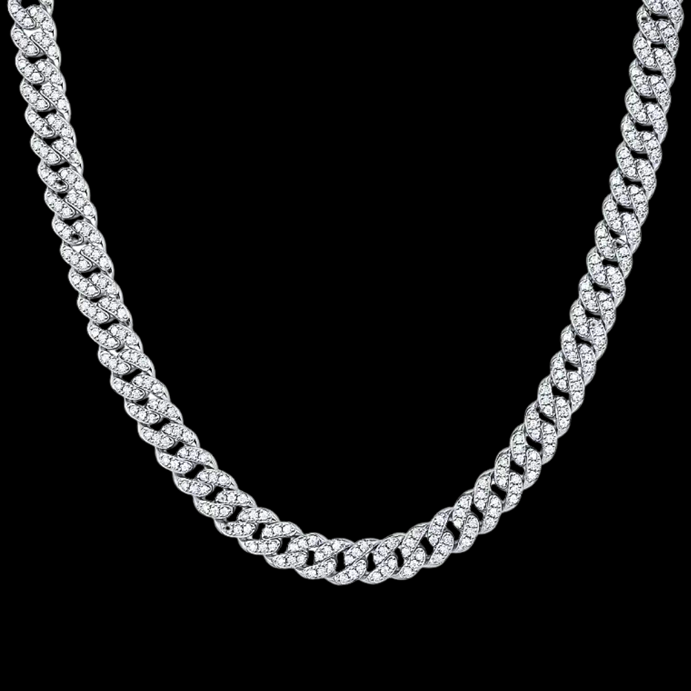 Collezione Groumette Moissanite: Bracciali e Collane in Oro Bianco o Giallo