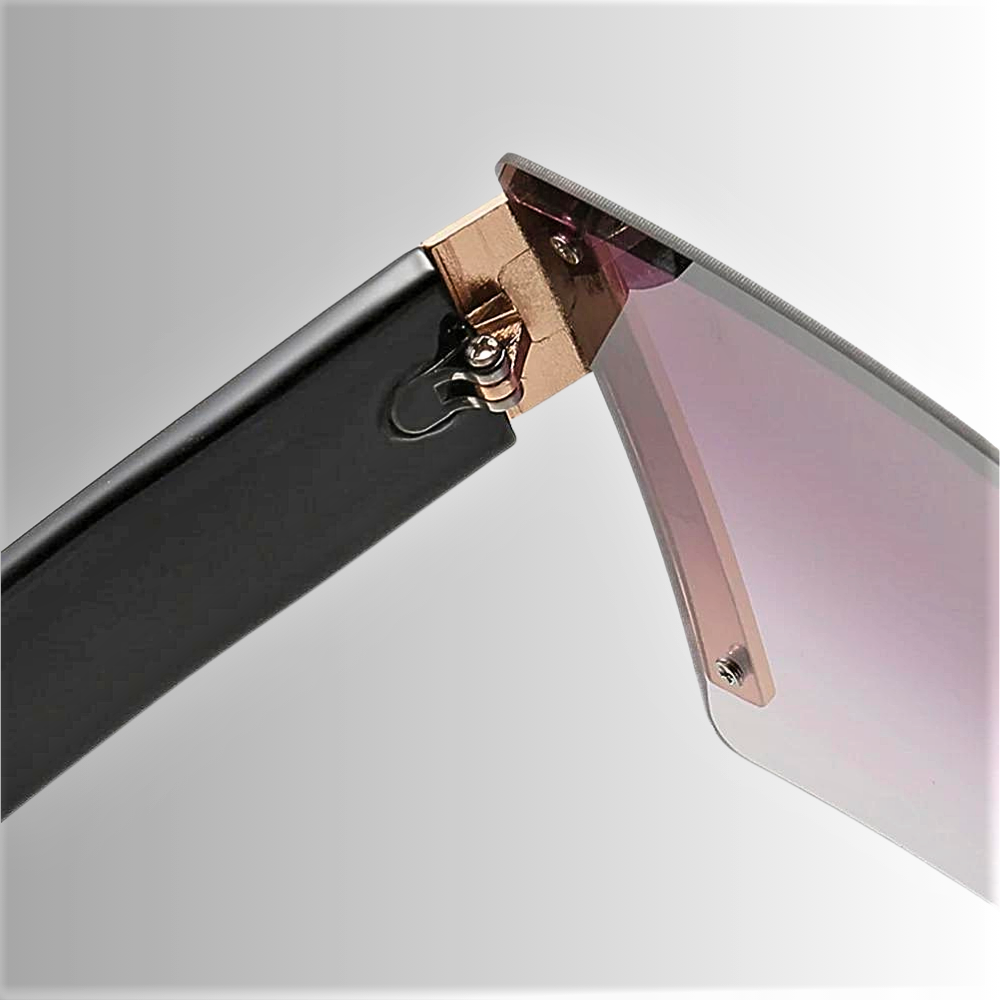 Gafas de sol cuadradas de gran tamaño, elegancia y diseño