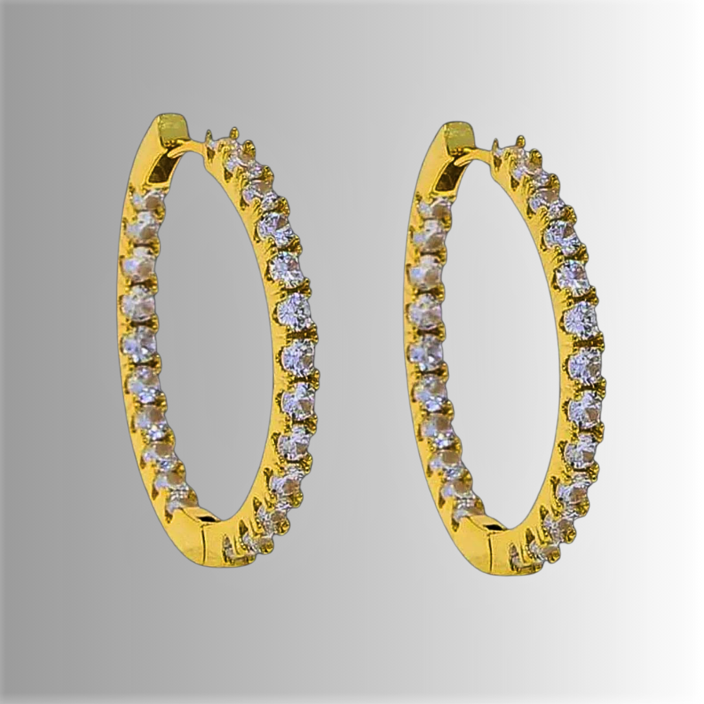 Pendientes "Círculos de Luz" Elegancia y Estilo